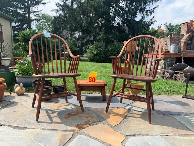 E Braun Windsor Chairs
