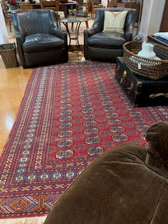 Set of Baker Leather Club Chairs